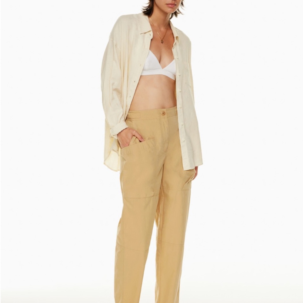 Wilfred Beige Relaxed Trousers